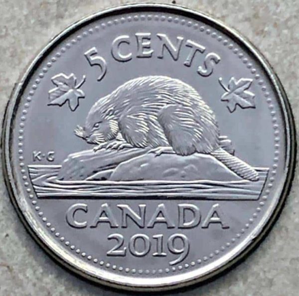 Canada - 5 Cents 2019 - B.UNC