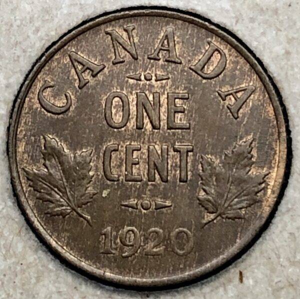 Canada - 1 Cent 1920 - Circulé