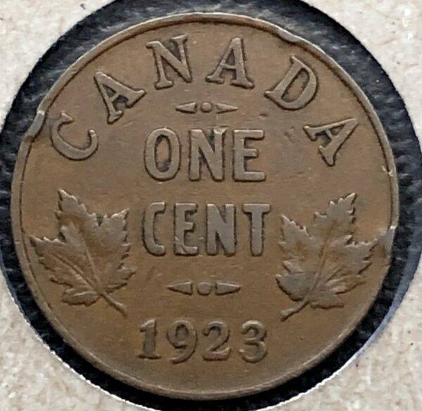 Canada - 1 Cent 1923 Keydate - VG-8