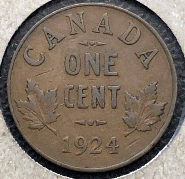 Canada - 1 Cent 1924 - Circulé