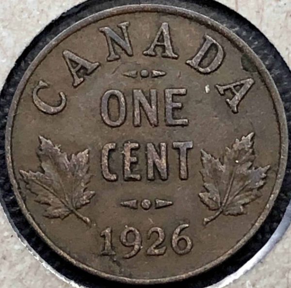 Canada - 1 Cent 1926 - VG-8