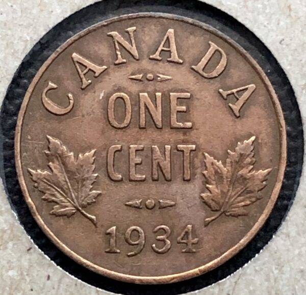 Canada - 1 Cent 1934