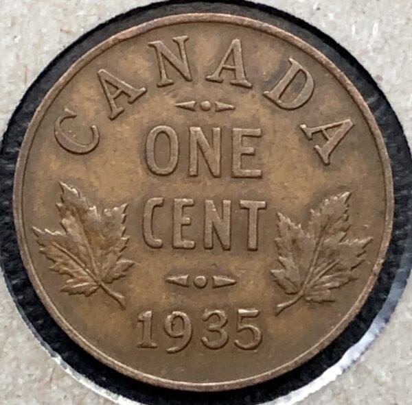 Canada - 1 Cent 1935 - Circulé