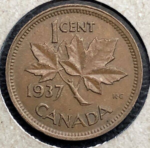 Canada - 1 Cent 1937 - Circulé