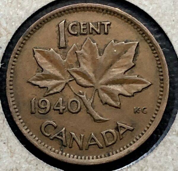 Canada - 1 Cent 1940 - Circulé