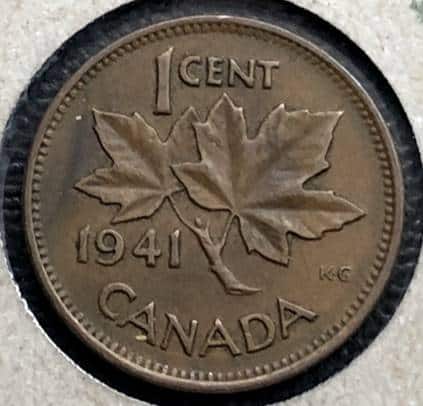 Canada - 1 Cent 1941 - Circulé