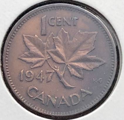 Canada - 1 Cent 1947 - Circulé