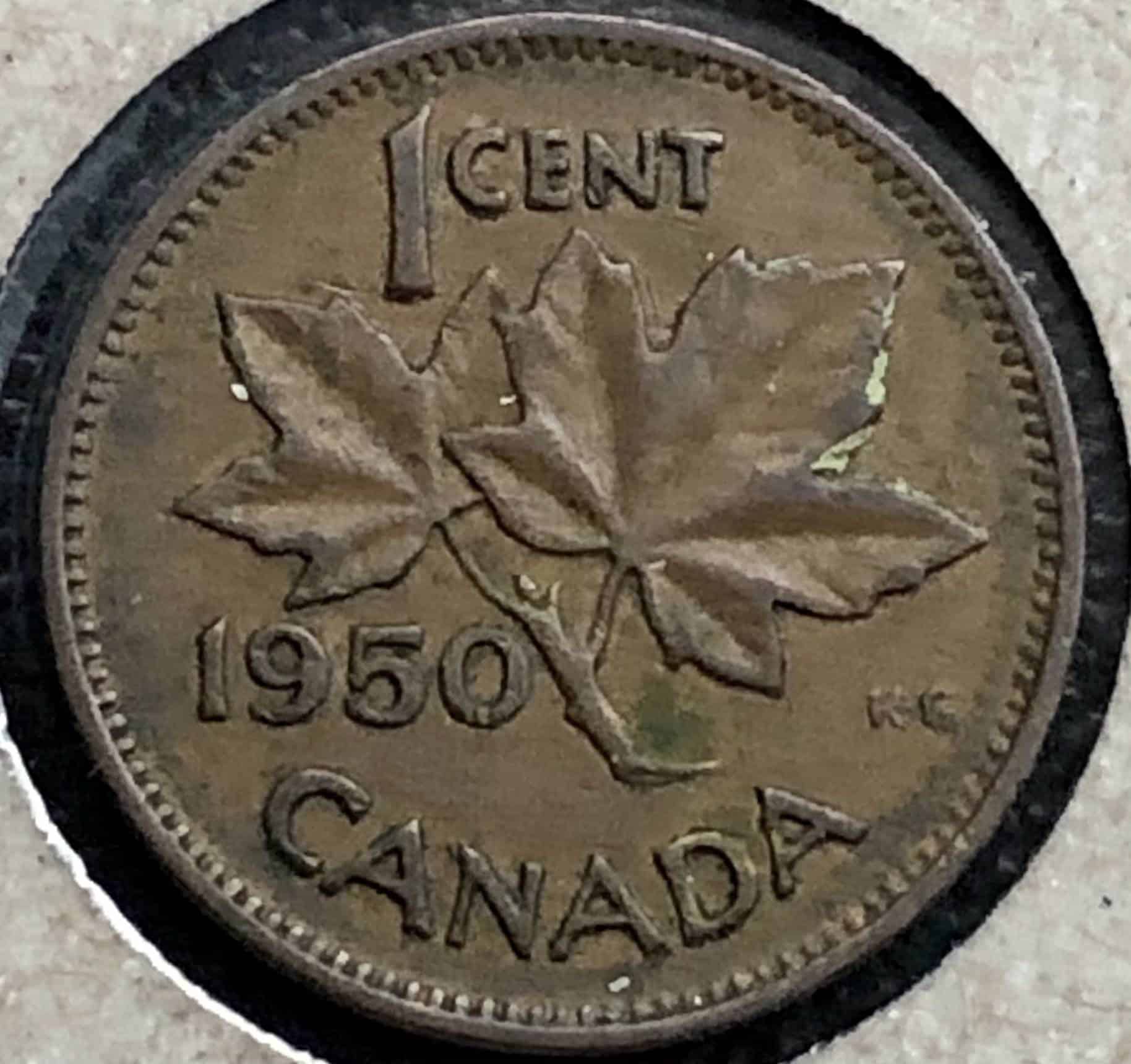 CANADA - 1 Cent 1950