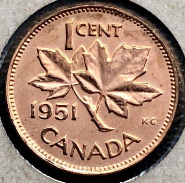 Canada - 1 Cent 1951