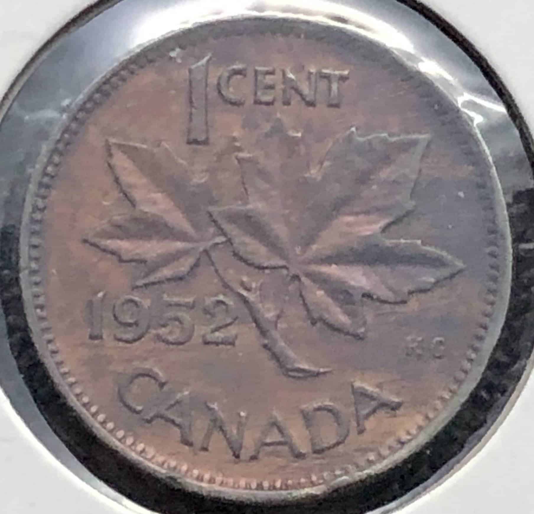 CANADA - 1 Cent 1952