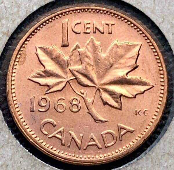 CANADA - 1 Cent 1968 - B.UNC