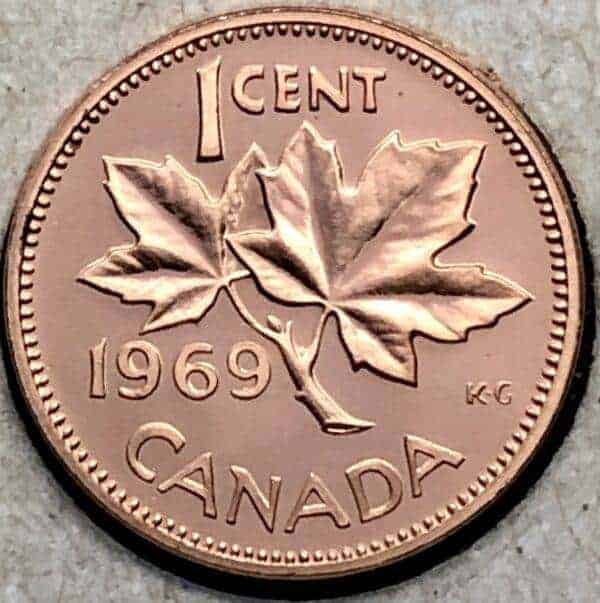CANADA - 1 Cent 1969