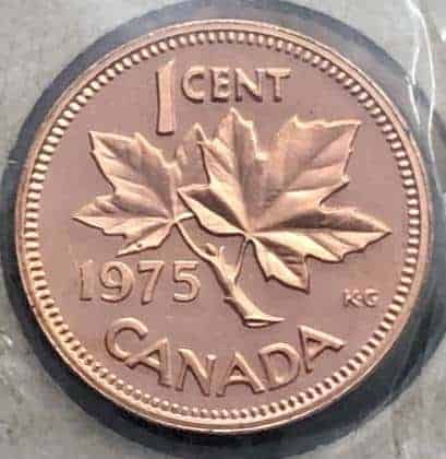 CANADA - 1 Cent 1975