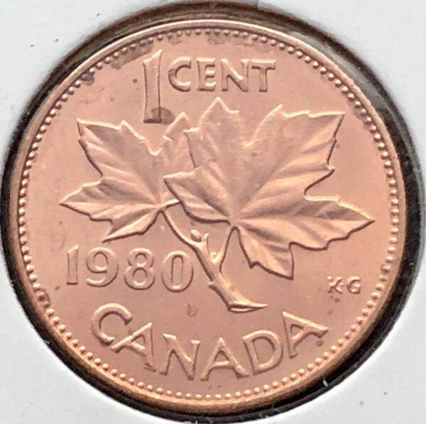 CANADA - 1 Cent 1980