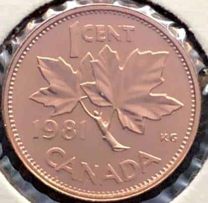 CANADA - 1 Cent 1981