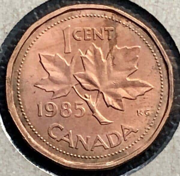 Canada - 1 Cent 1985 5 Pointu - UNC