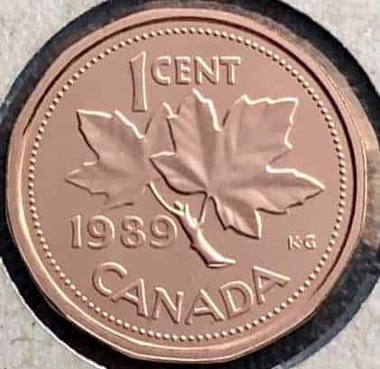CANADA - 1 Cent 1989