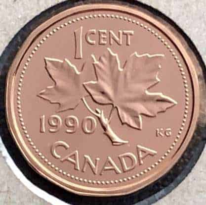 CANADA - 1 Cent 1990