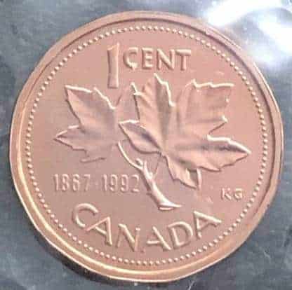 CANADA - 1 Cent 1992