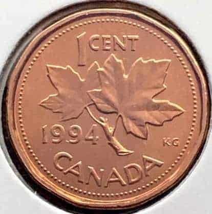 CANADA - 1 Cent 1994