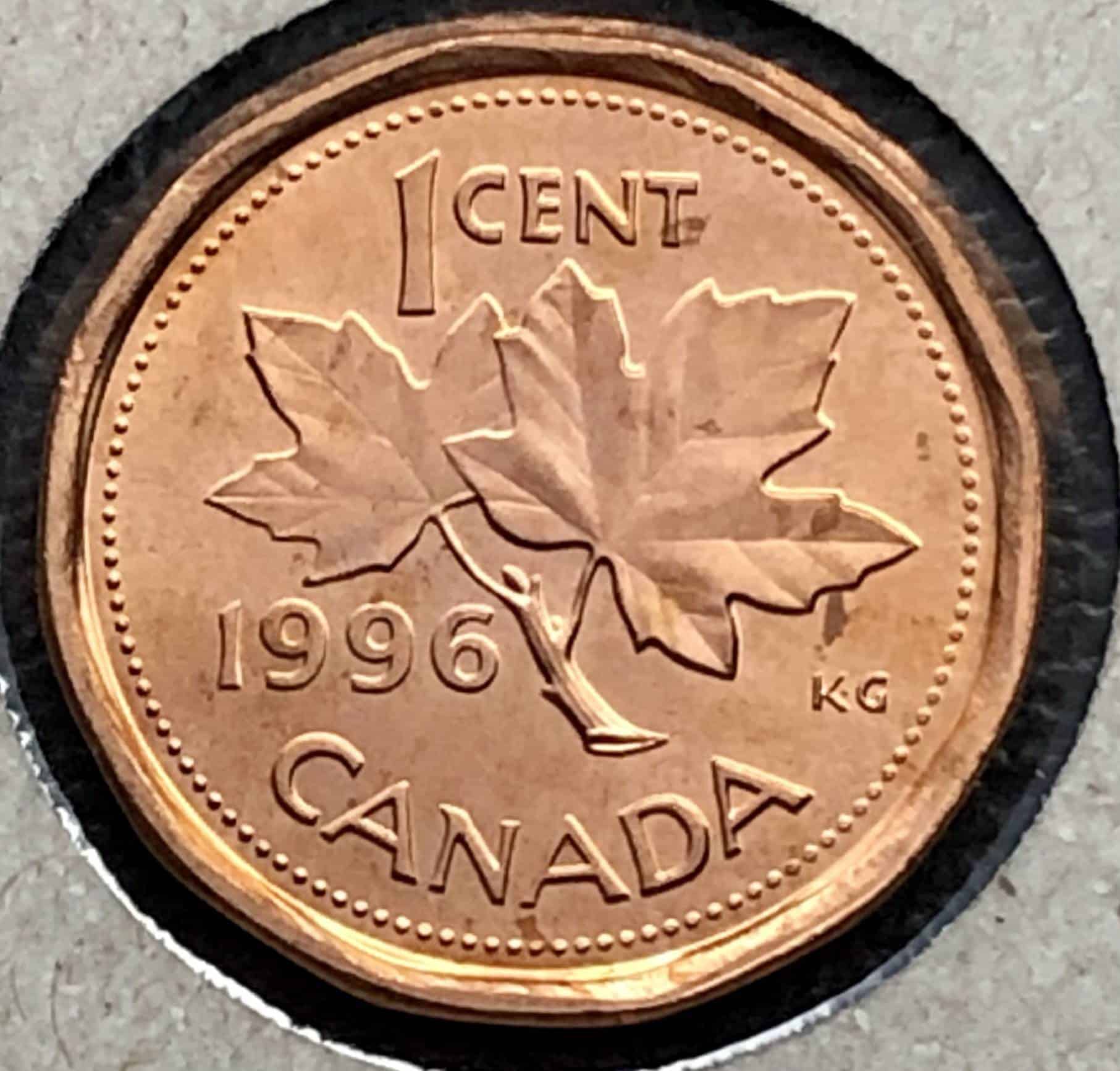 CANADA - 1 Cent 1996