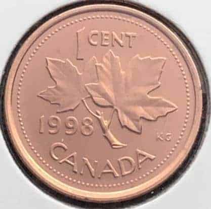 CANADA - 1 Cent 1998