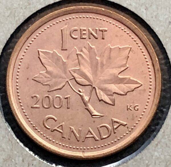 CANADA - 1 Cent 2001 - B.UNC