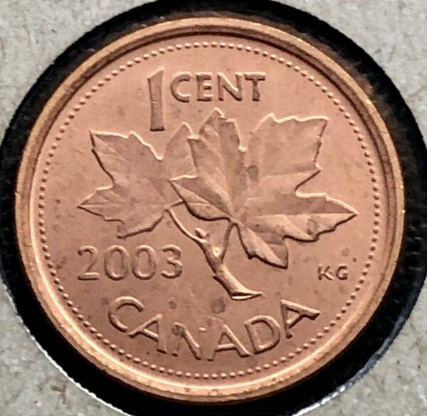 CANADA - 1 Cent 2003 - Nouvelle Éffigie - B.UNC