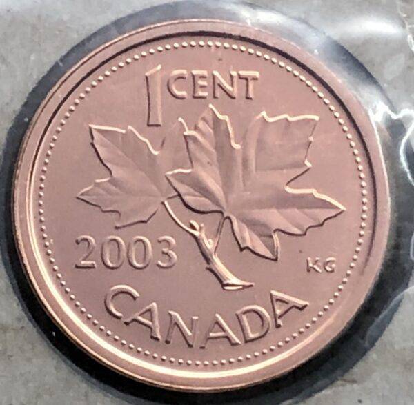 CANADA - 1 Cent 2003P - Ancienne Éffigie - B.UNC