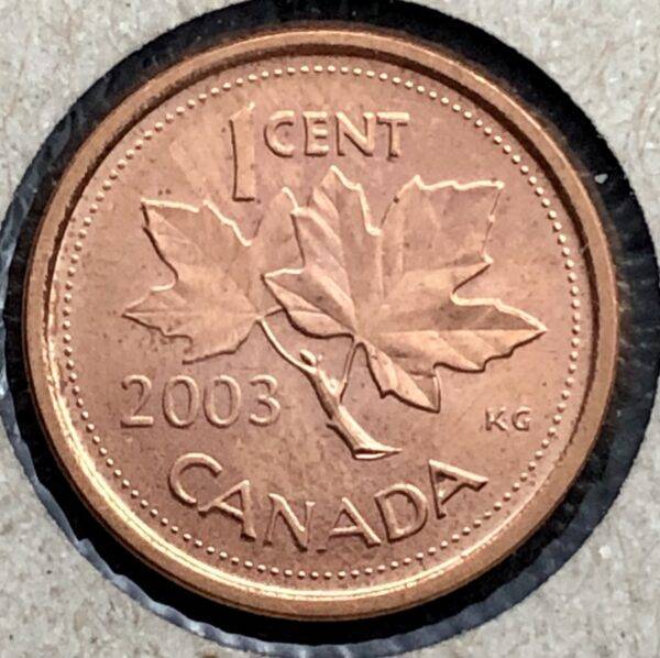 CANADA - 1 Cent 2003P - Nouvelle Éffigie - B.UNC
