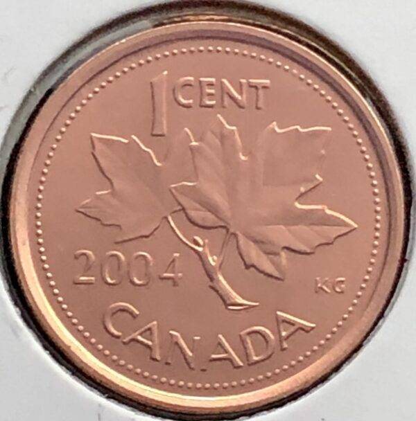 CANADA - 1 Cent 2004 - Non-Magnétique - B.UNC