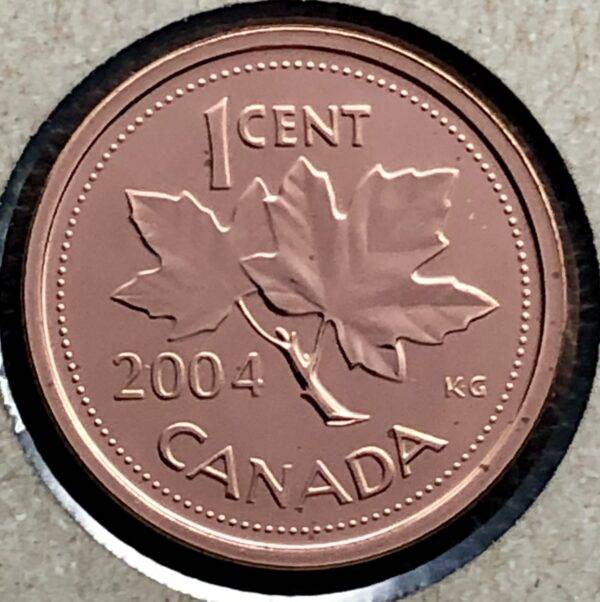 CANADA - 1 Cent 2004P - Magnétique - B.UNC