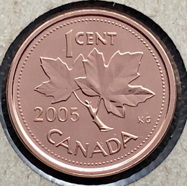 CANADA - 1 Cent 2005P - Magnétique - B.UNC