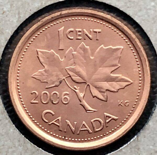 CANADA - 1 Cent 2006 - Non-Magnétique - B.UNC