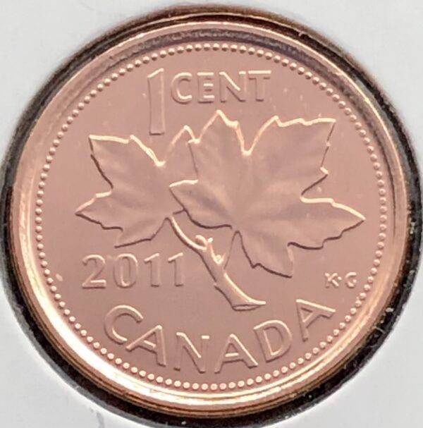 CANADA - 1 Cent 2011 - Magnétique - B.UNC