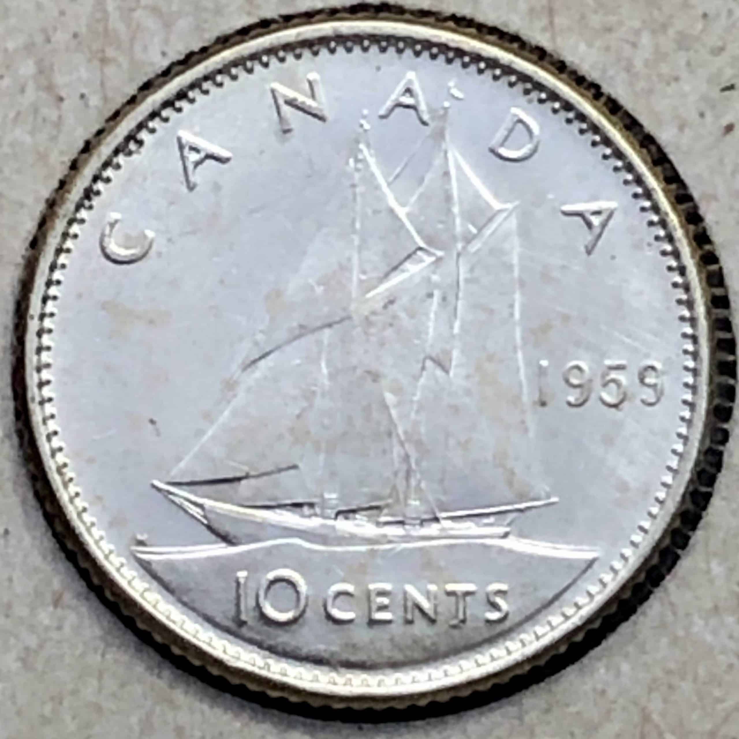 Canada - 10 cents 1959 - UNC