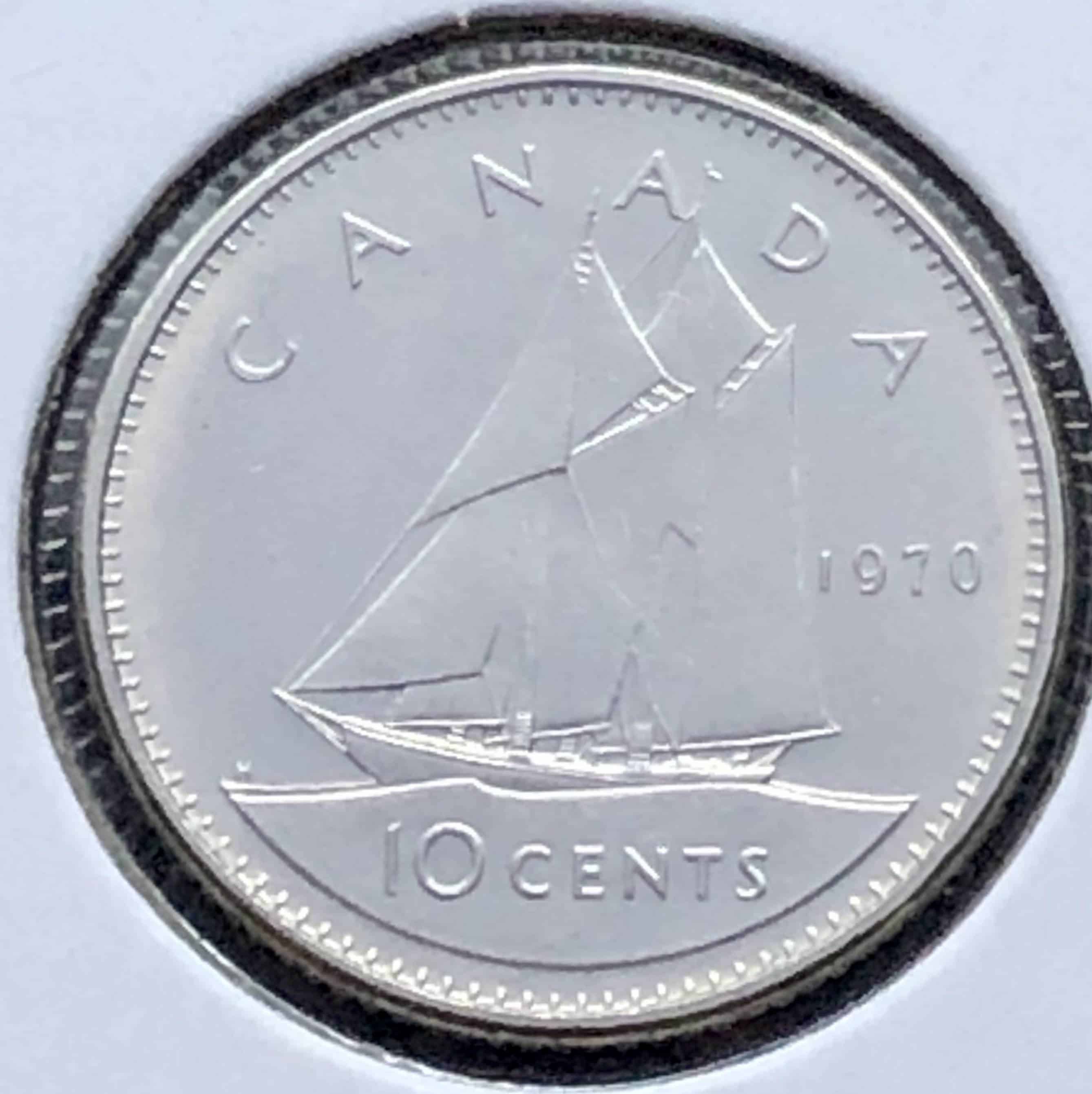 Canada - 10 Cents 1970 - B.UNC