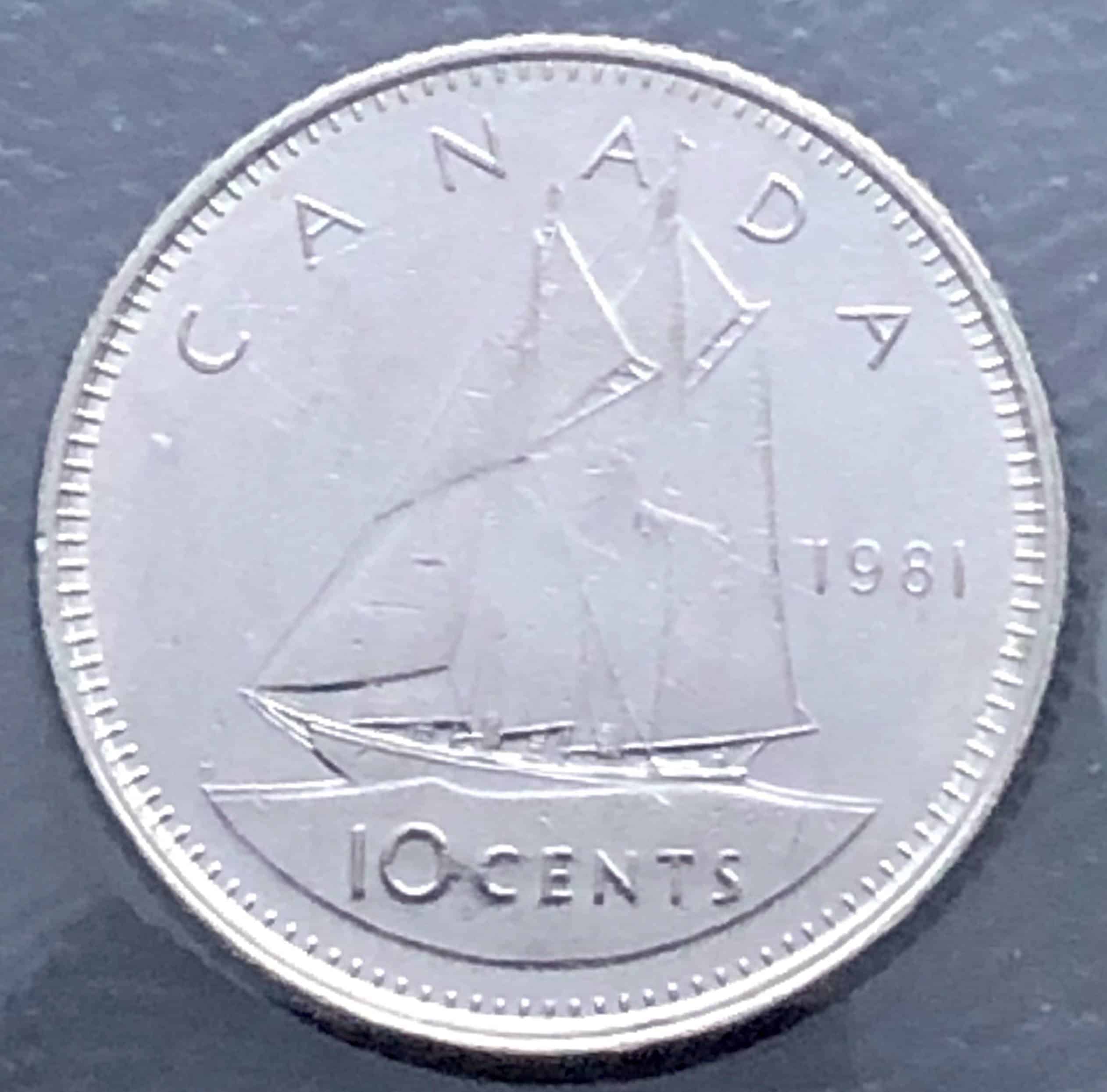 Canada - 10 Cents 1981 - B.UNC
