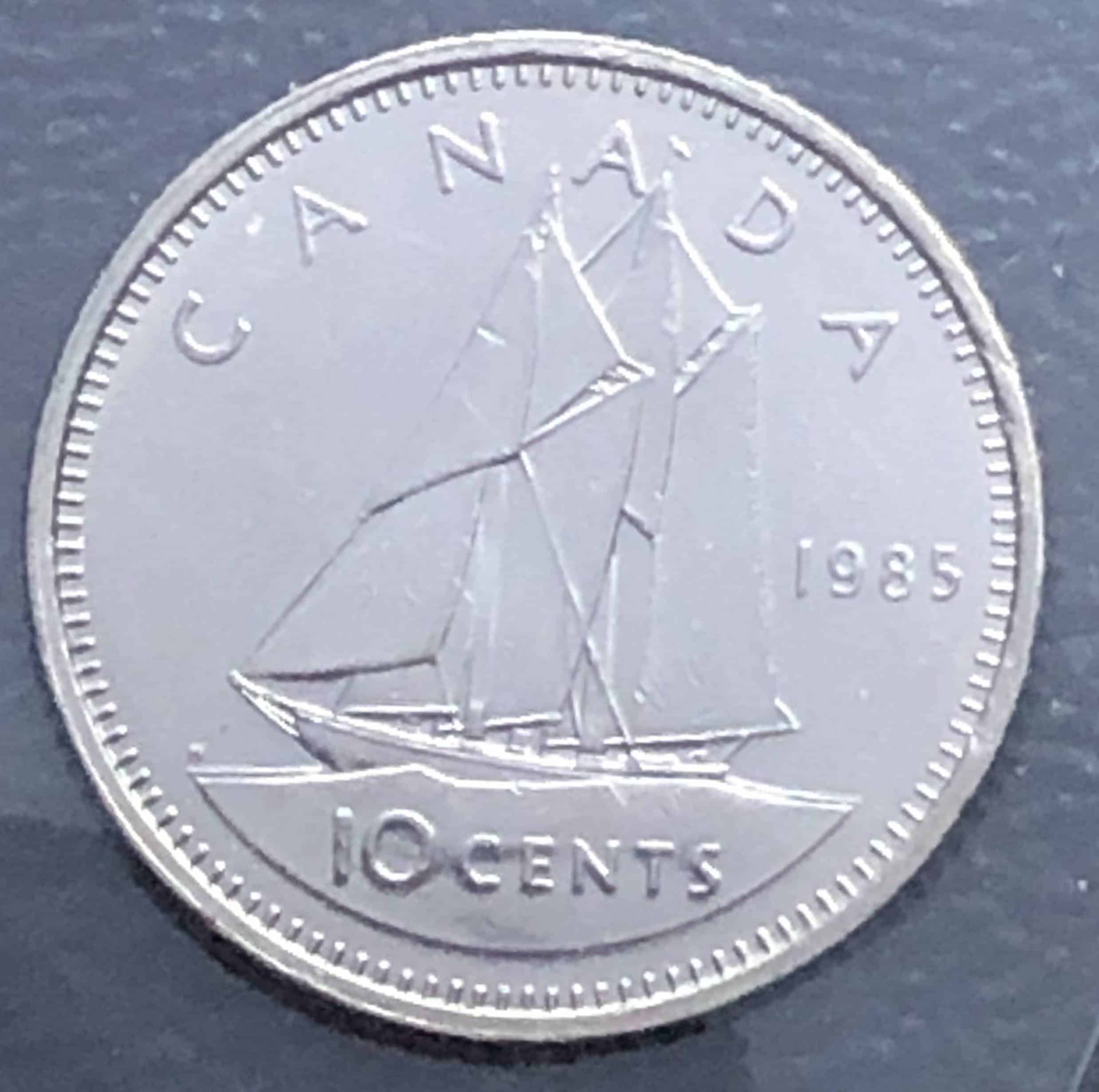 Canada - 10 Cents 1985 - B.UNC