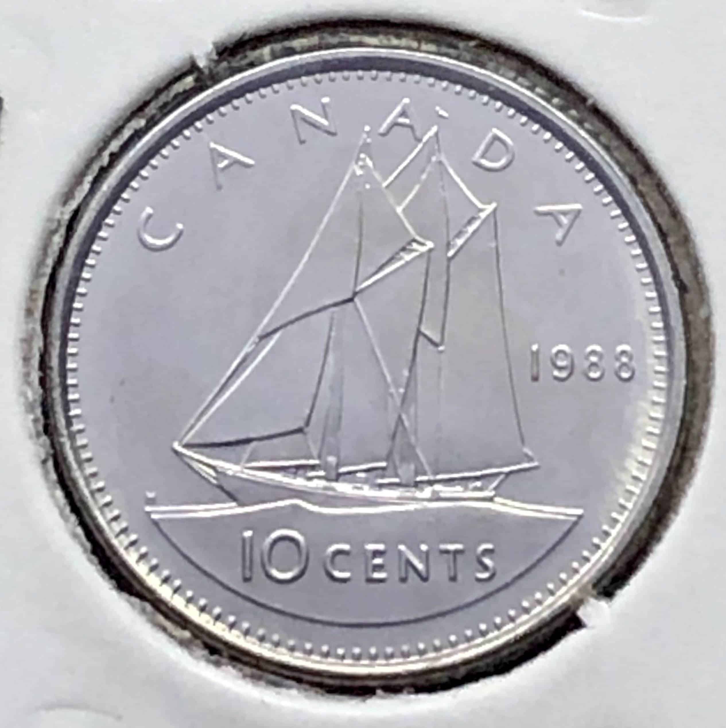Canada - 10 Cents 1988 - B.UNC