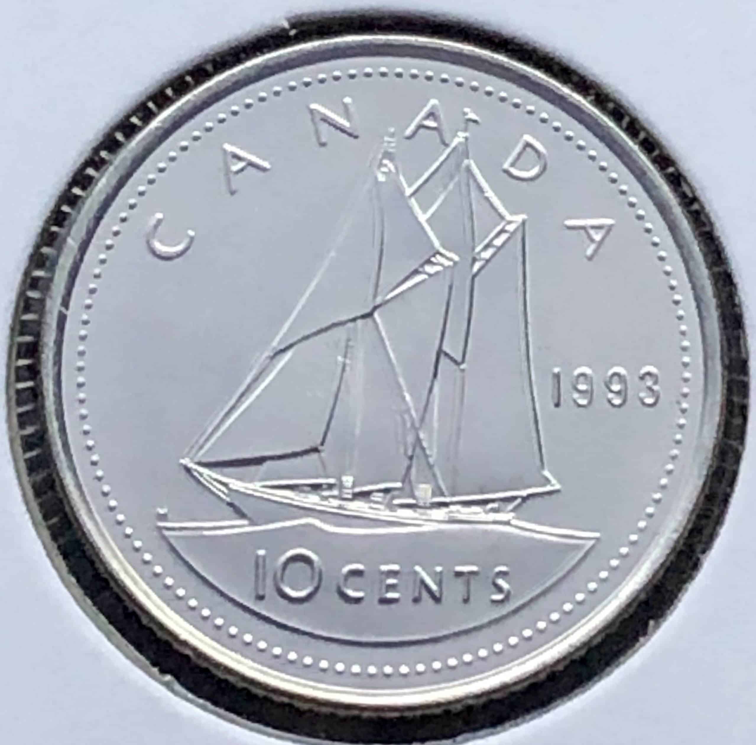 Canada - 10 Cents 1993 - B.UNC