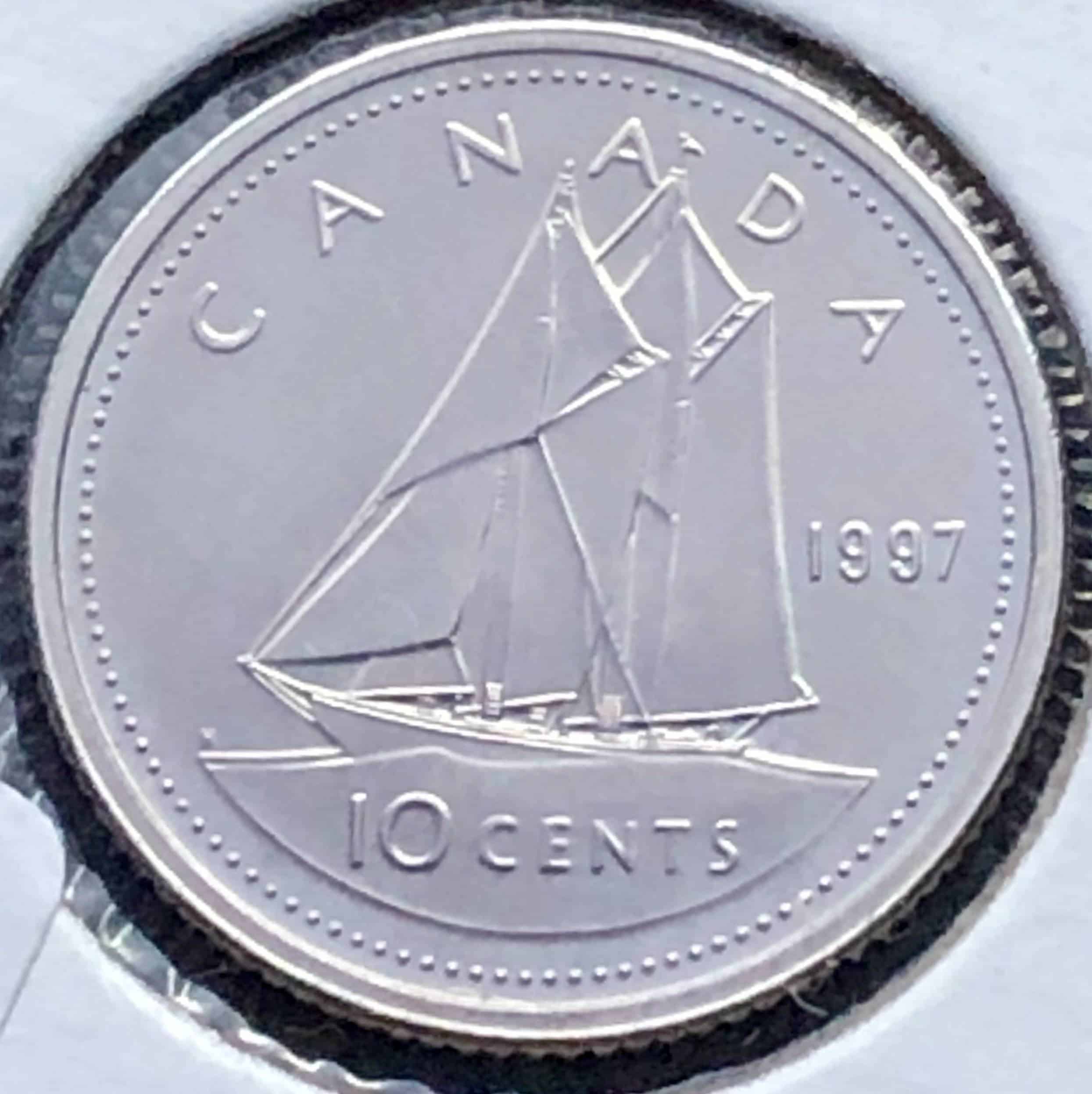 Canada - 10 Cents 1997 - B.UNC