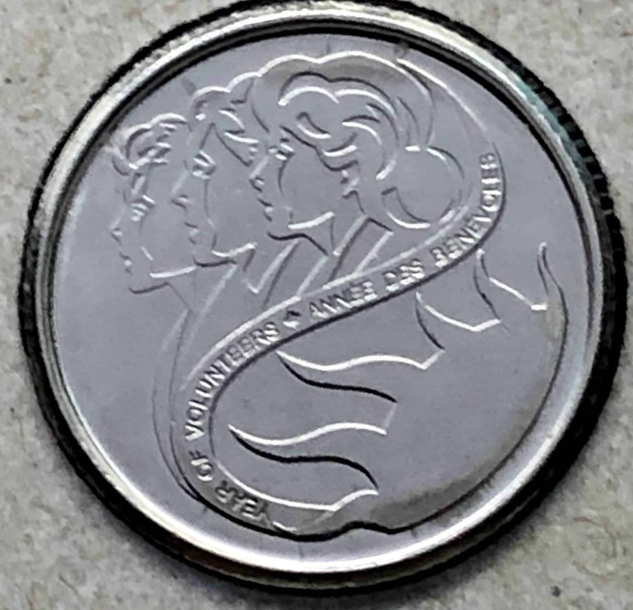 Canada - 10 Cents 2001P Bénévoles - B.UNC