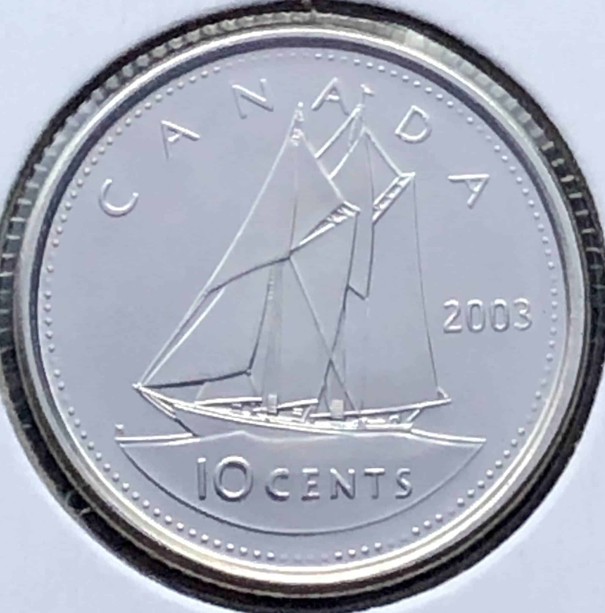Canada - 10 cents 2003P Ancienne-Effigie - B.UNC