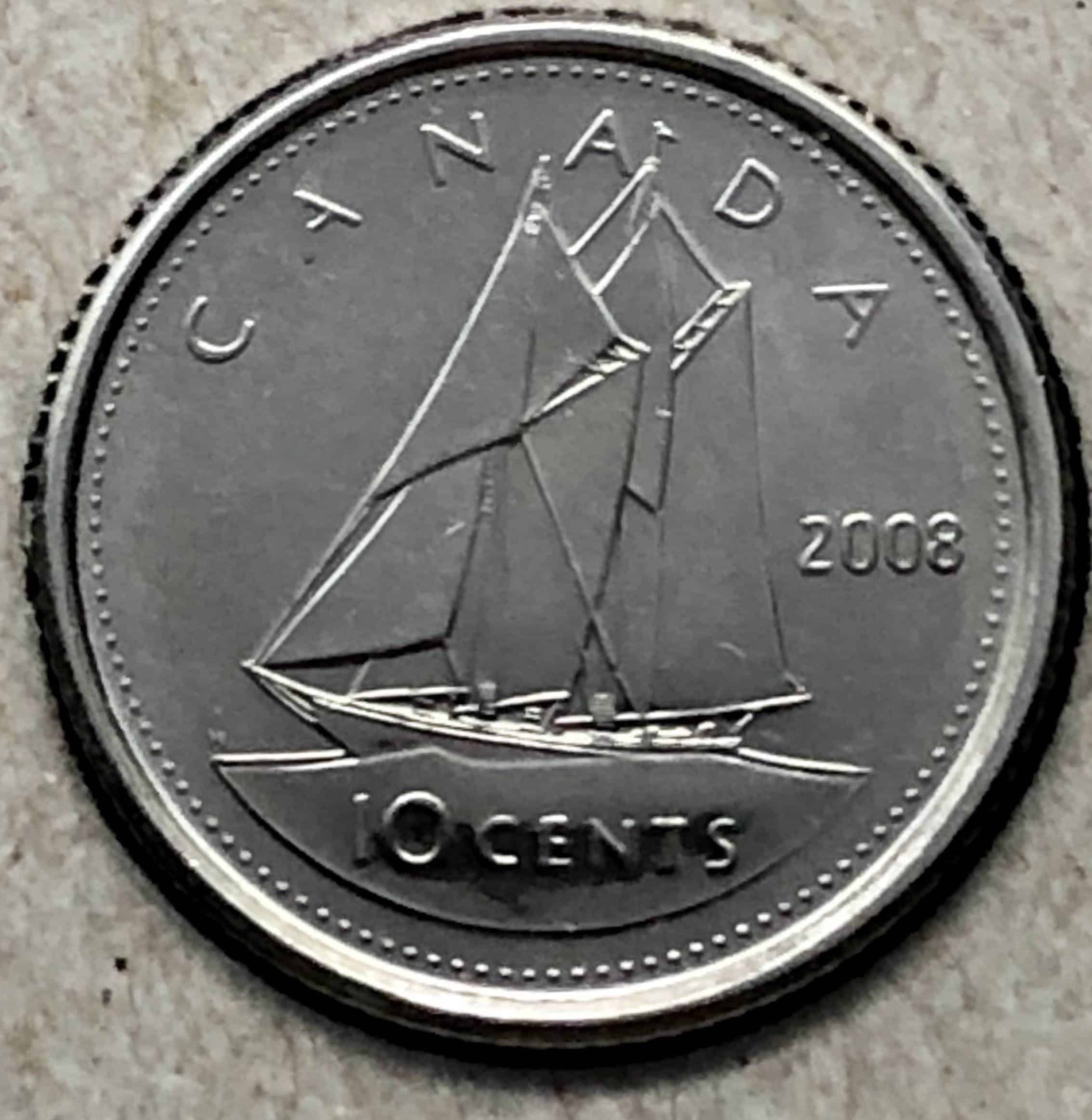 Canada - 10 cents 2008 - B.UNC