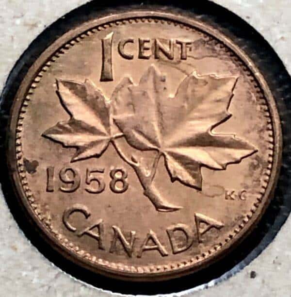 CANADA - 1 Cent 1958 - B.UNC