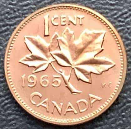 CANADA - 1 Cent 1965 - B.UNC