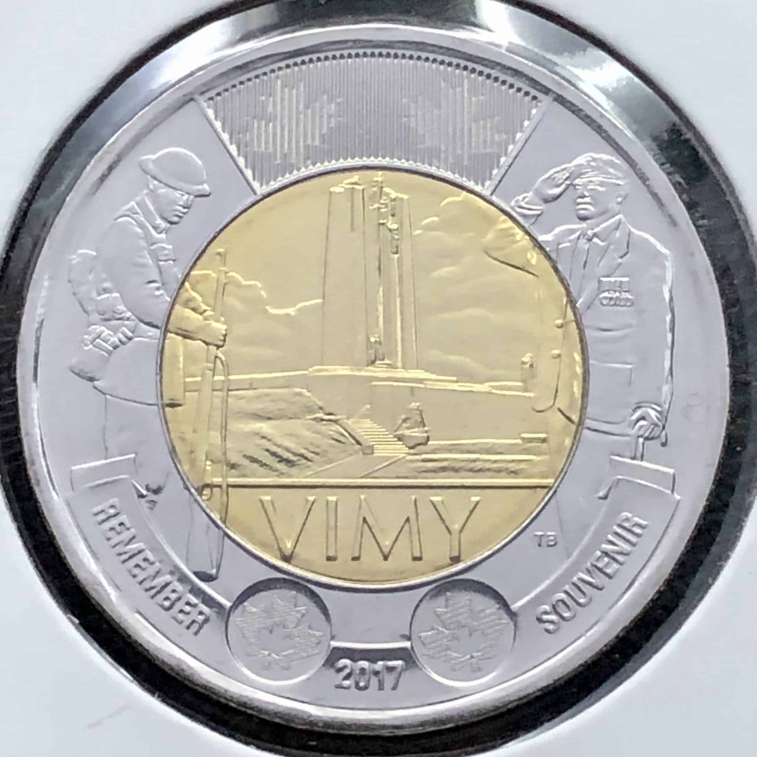 Canada - 2 Dollars 2017 Vimy - B.UNC