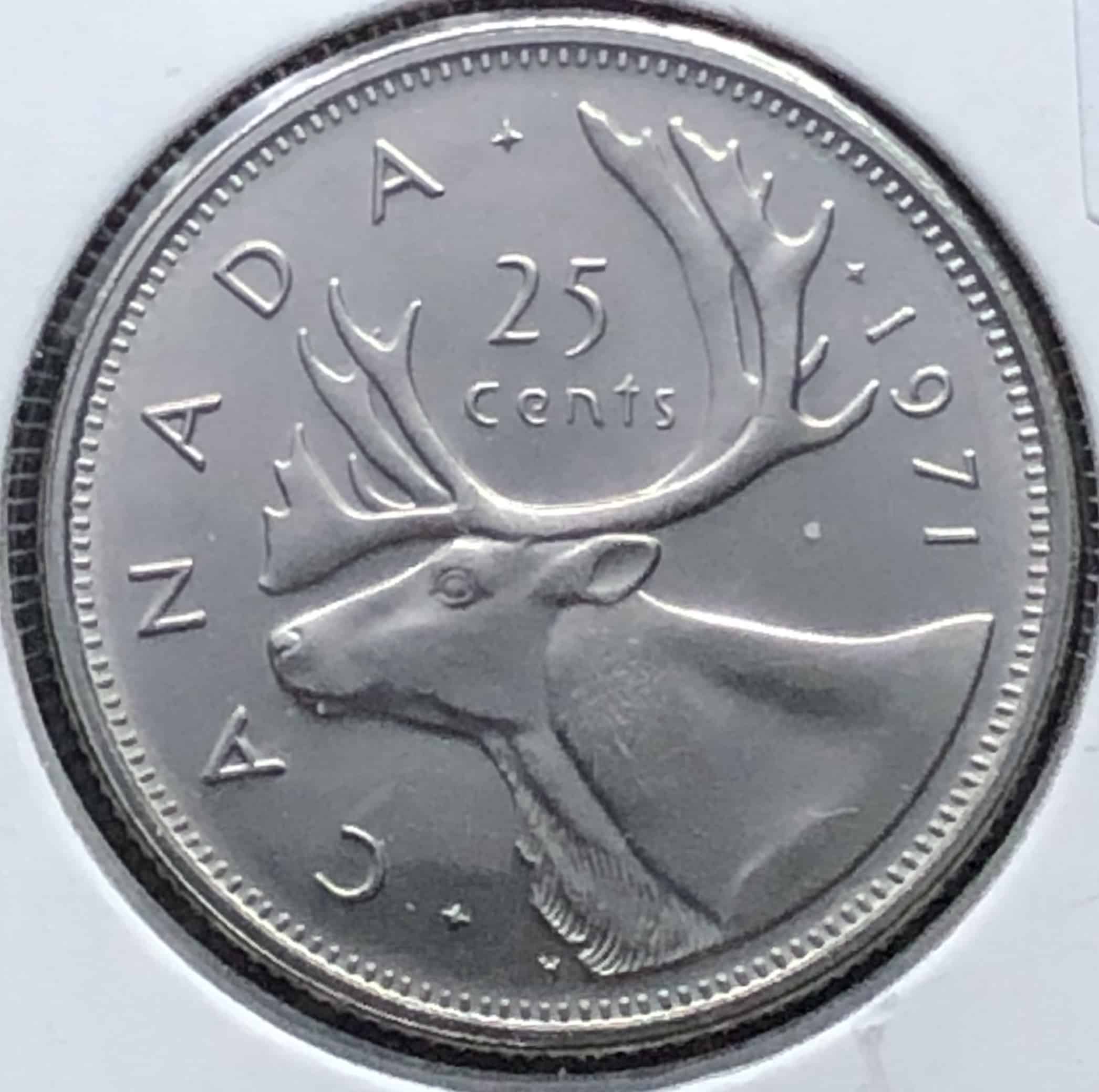 Canada - 25 Cents 1971 - UNC