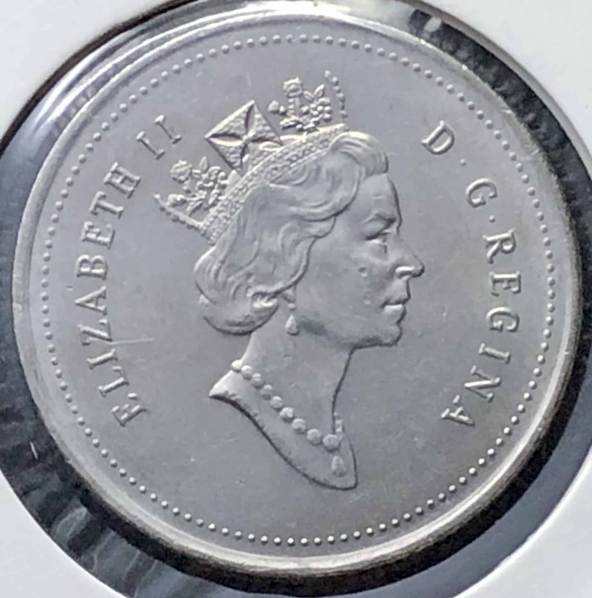 1991 Canada 25 Cents B.Unc
